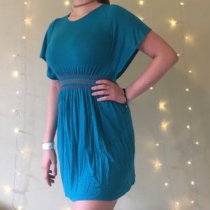 Summer Teal Blue Dress